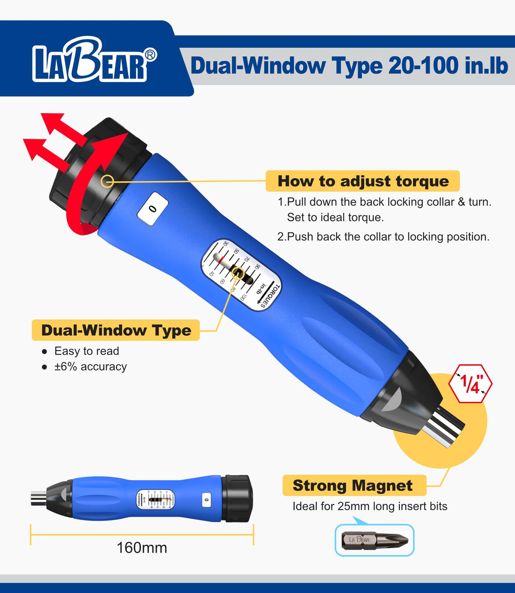 23-Piece Torque Screwdriver Set Q99616