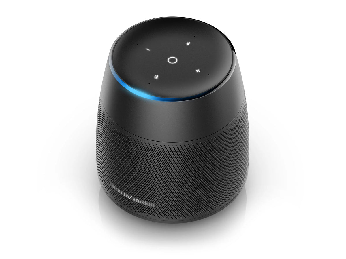 Black Voice Activated Bluetooth Smart Speaker E1156