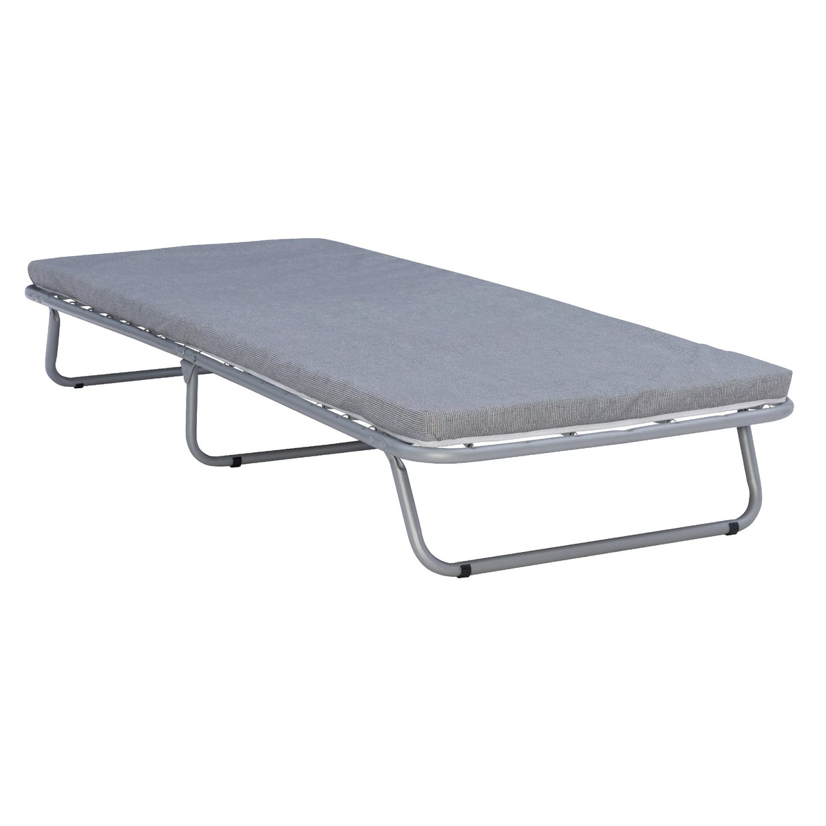 Folding Cot Guest Bed with 2 Foam Mattress N350122