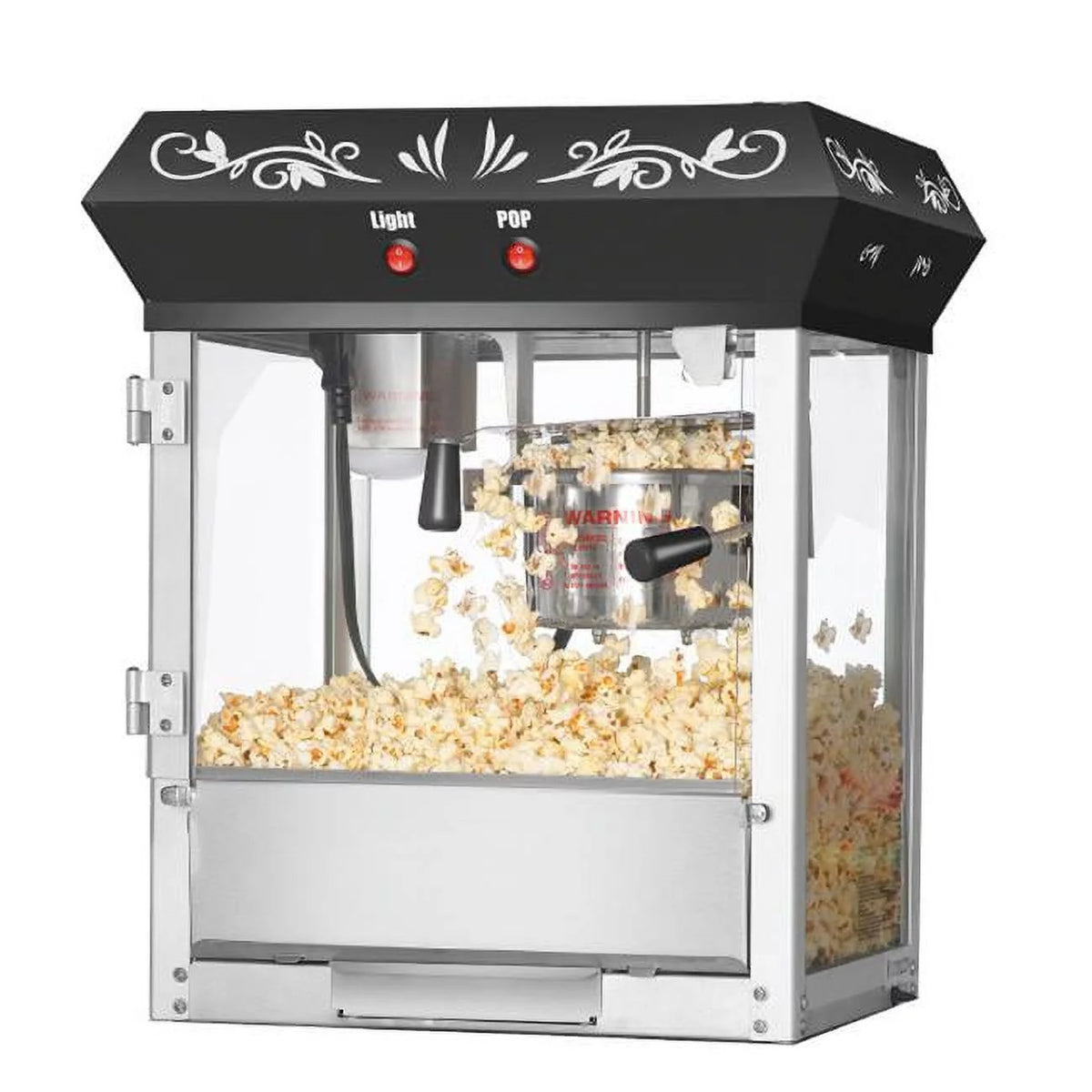 Black 4 oz Popcorn Popper Machine I58077