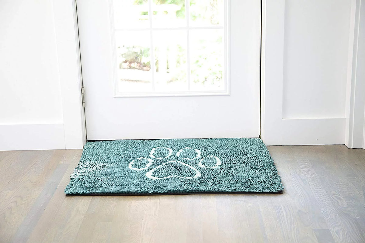 Black Microfiber Doormat 23x16 F998