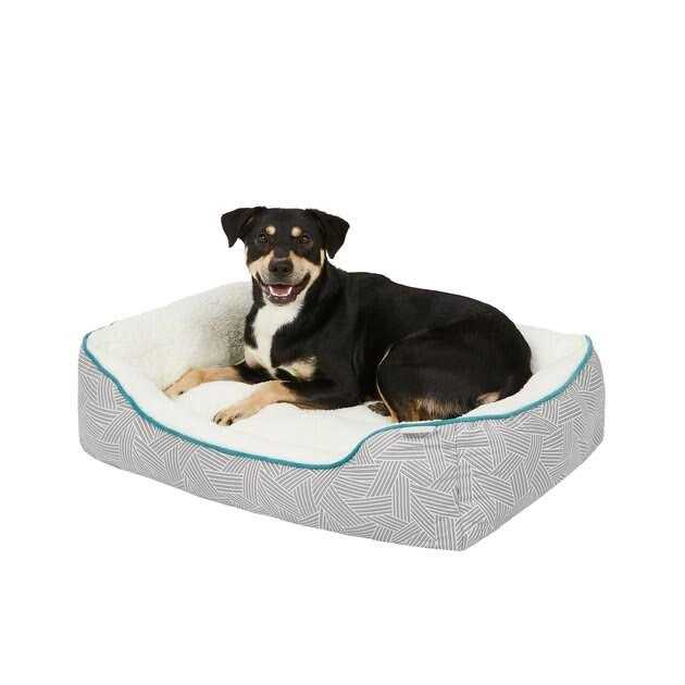 Sherpa Bolster Cat & Dog Bed T717827