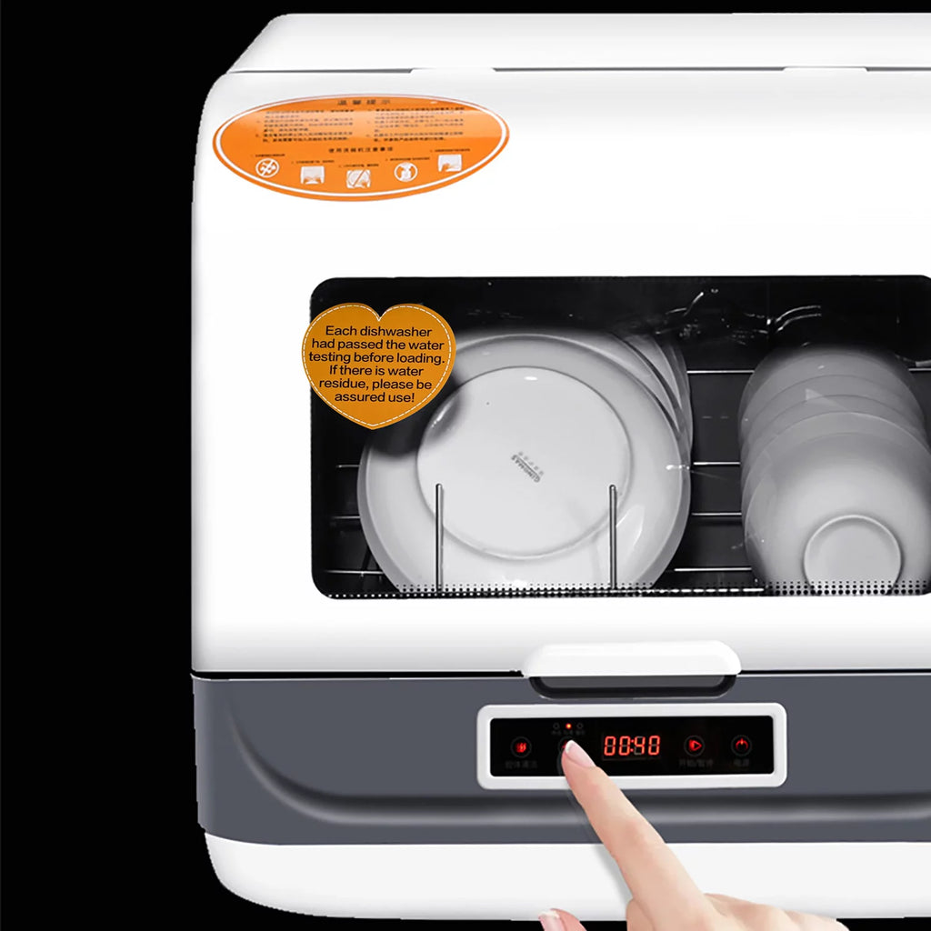Portable Countertop Dishwasher with Air Dry E909