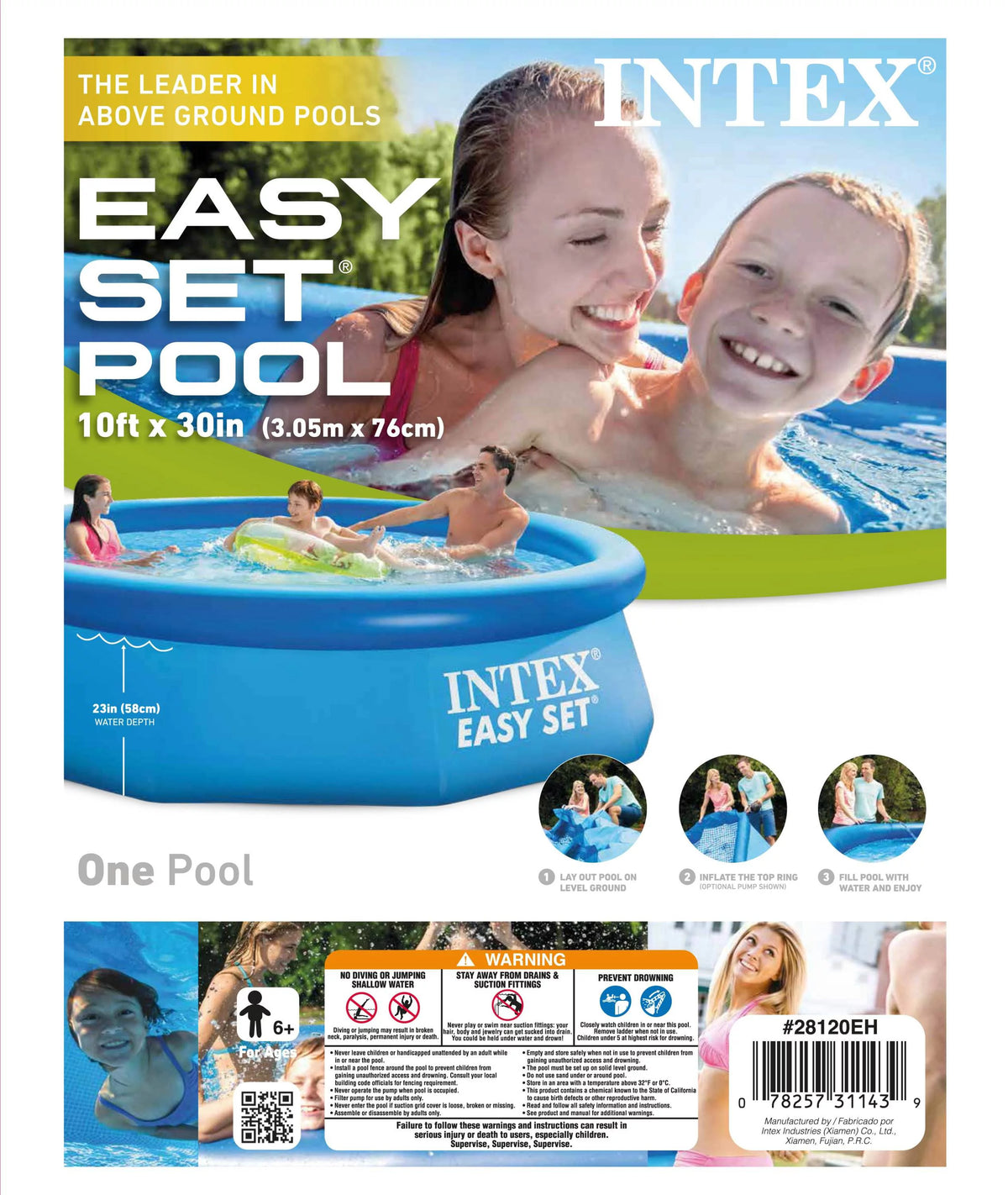 10' x 30 Above Ground Pool + Automatic Vacuum G9887