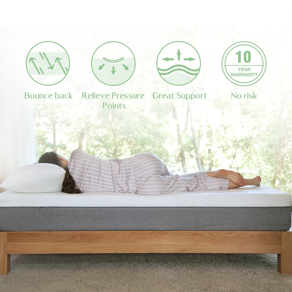 10 inch Gel Memory Foam Queen Size Mattress N84216
