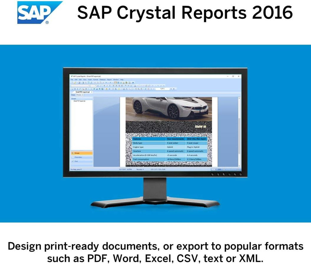 Crystal Reports 2016 Reporting software [32 Bit] L22594