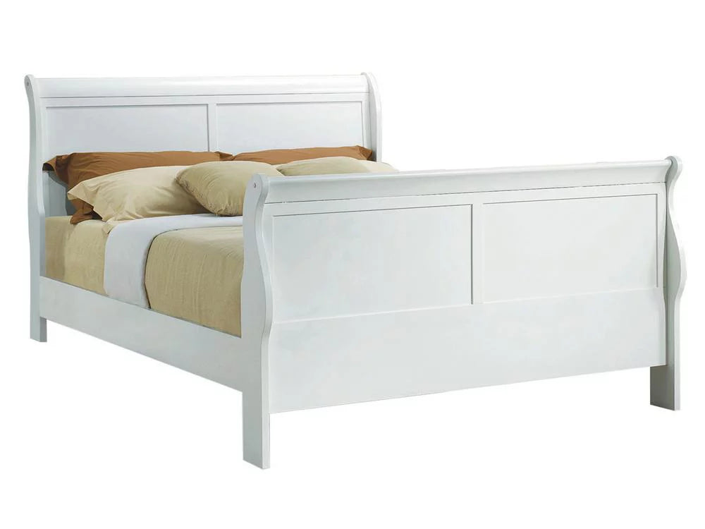 White Full 5pcs Bedroom Set H824773