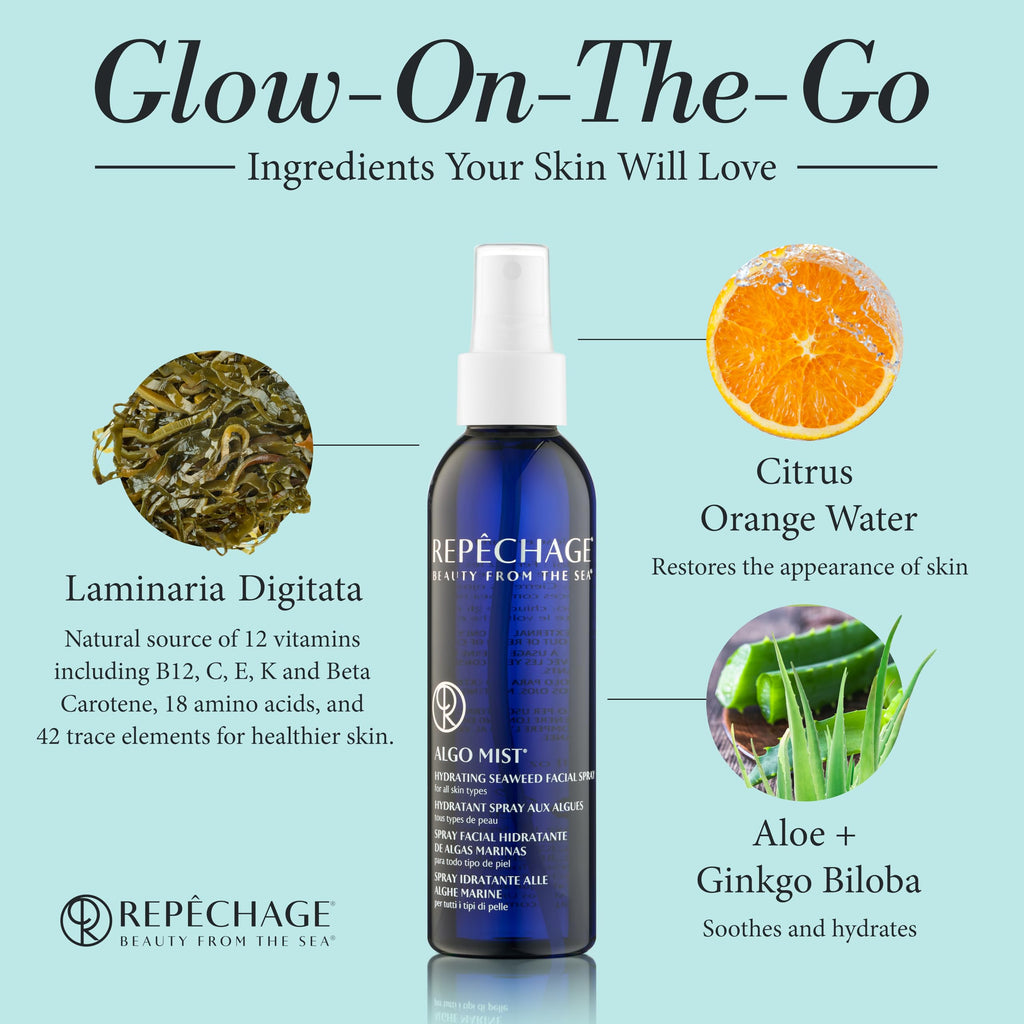 Hydrating Seaweed Facial Spray with Aloe and Vitamin C, 6 fl oz X2048