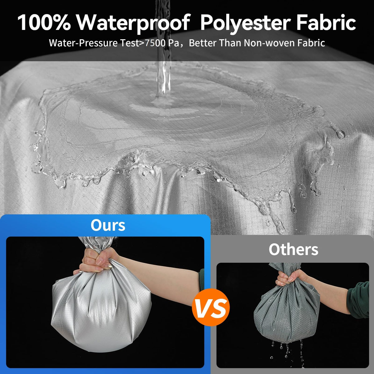 14'-16' Waterproof Oxford Fabric Camper Cover F98131