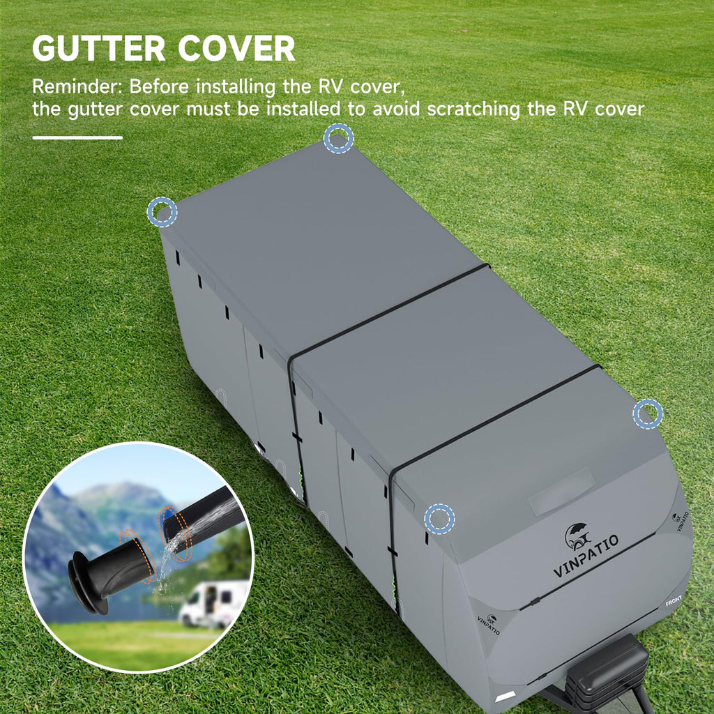 7 Layers Heavy Duty RV Trailer Cover Fits 14'-16' J70398