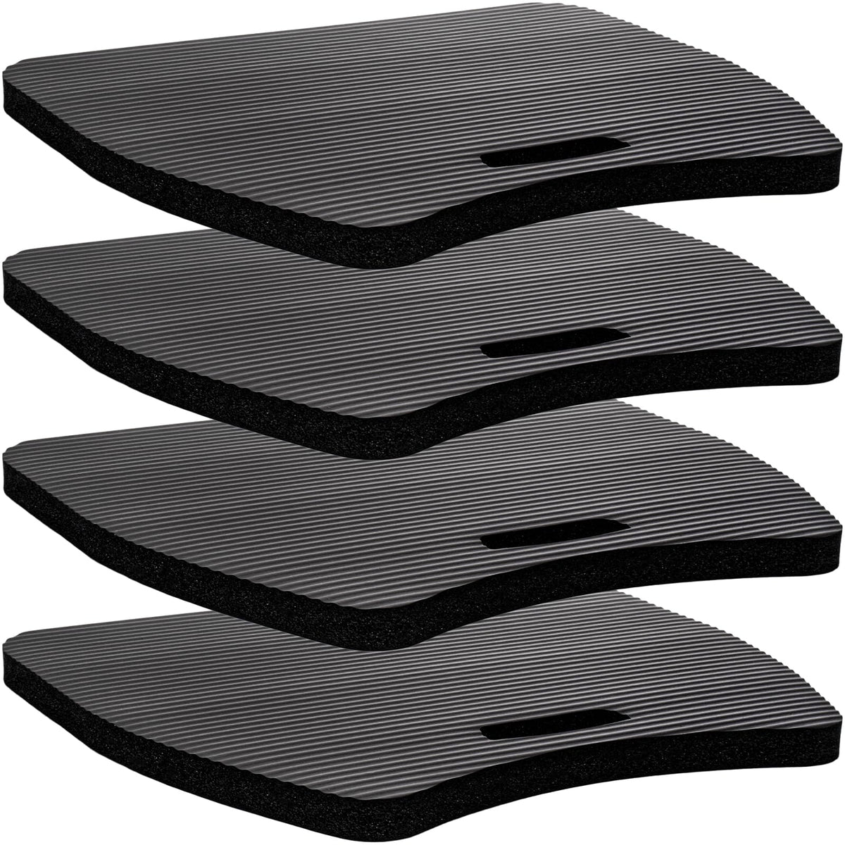 4 Pack Waterproof Portable Foam Stadium Seat Cushion with Handle Z809804