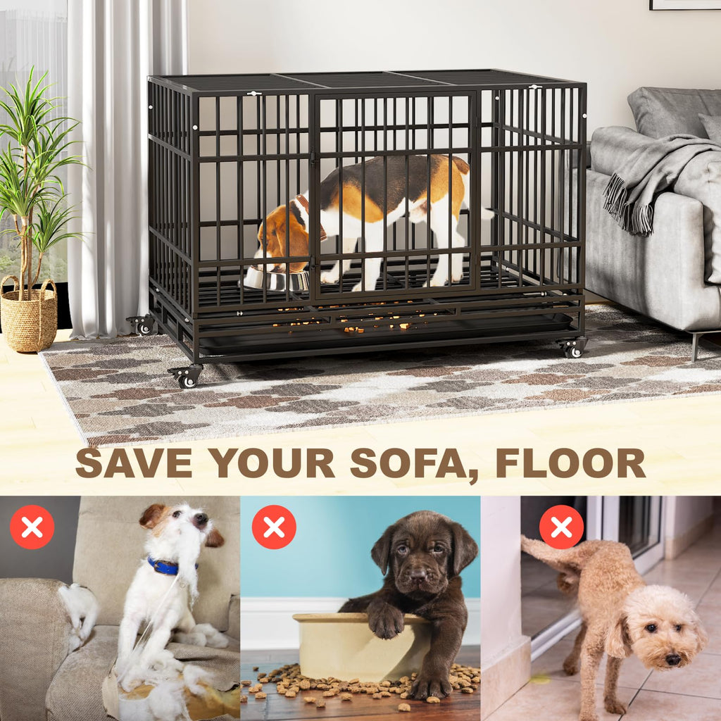 48 Inch Heavy Duty Dog Crates H478
