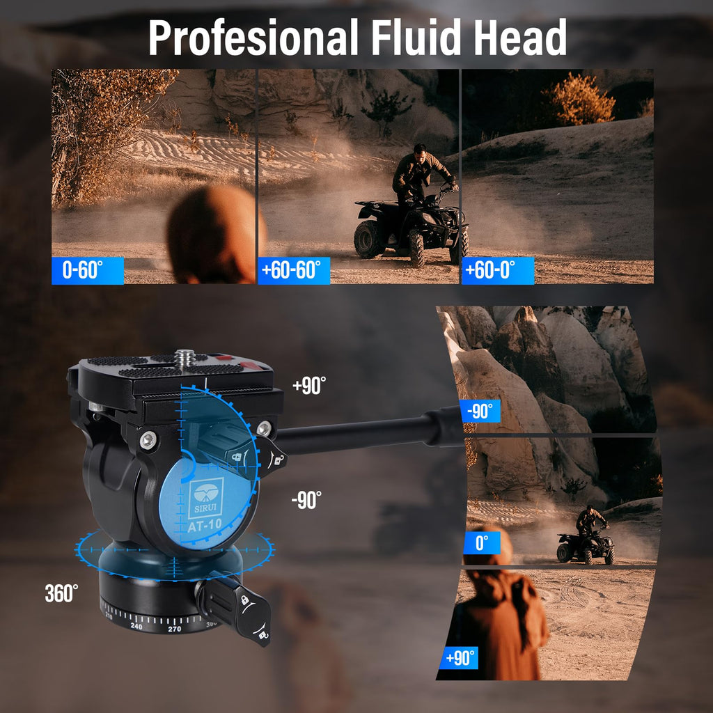 Carbon Fiber Tripod with Panoramic Fluid Head M67838