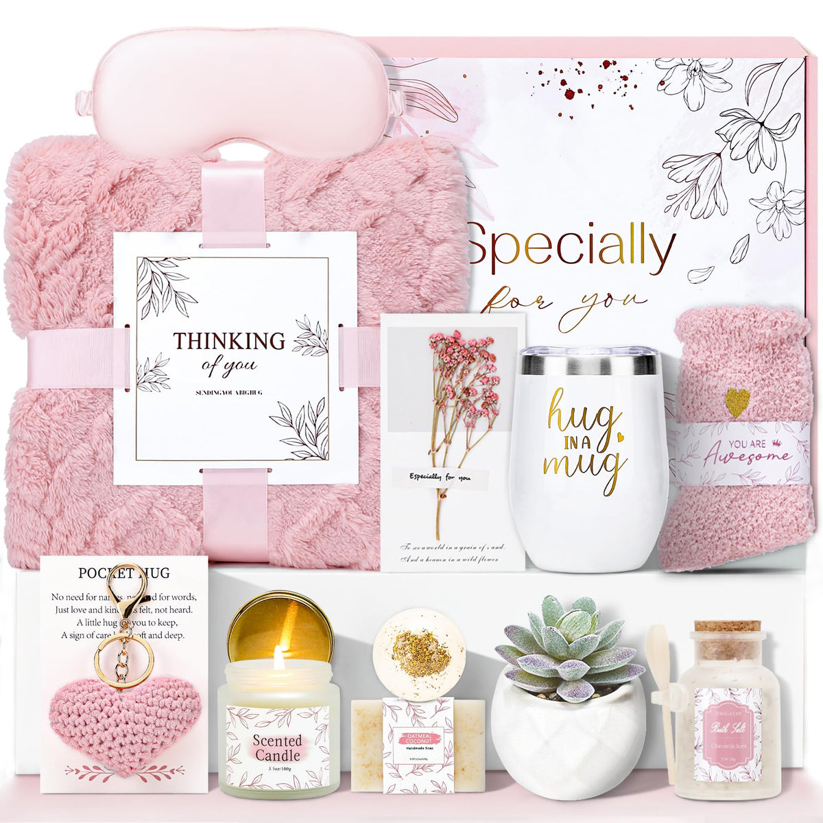 Pink Spa Care Package X3945