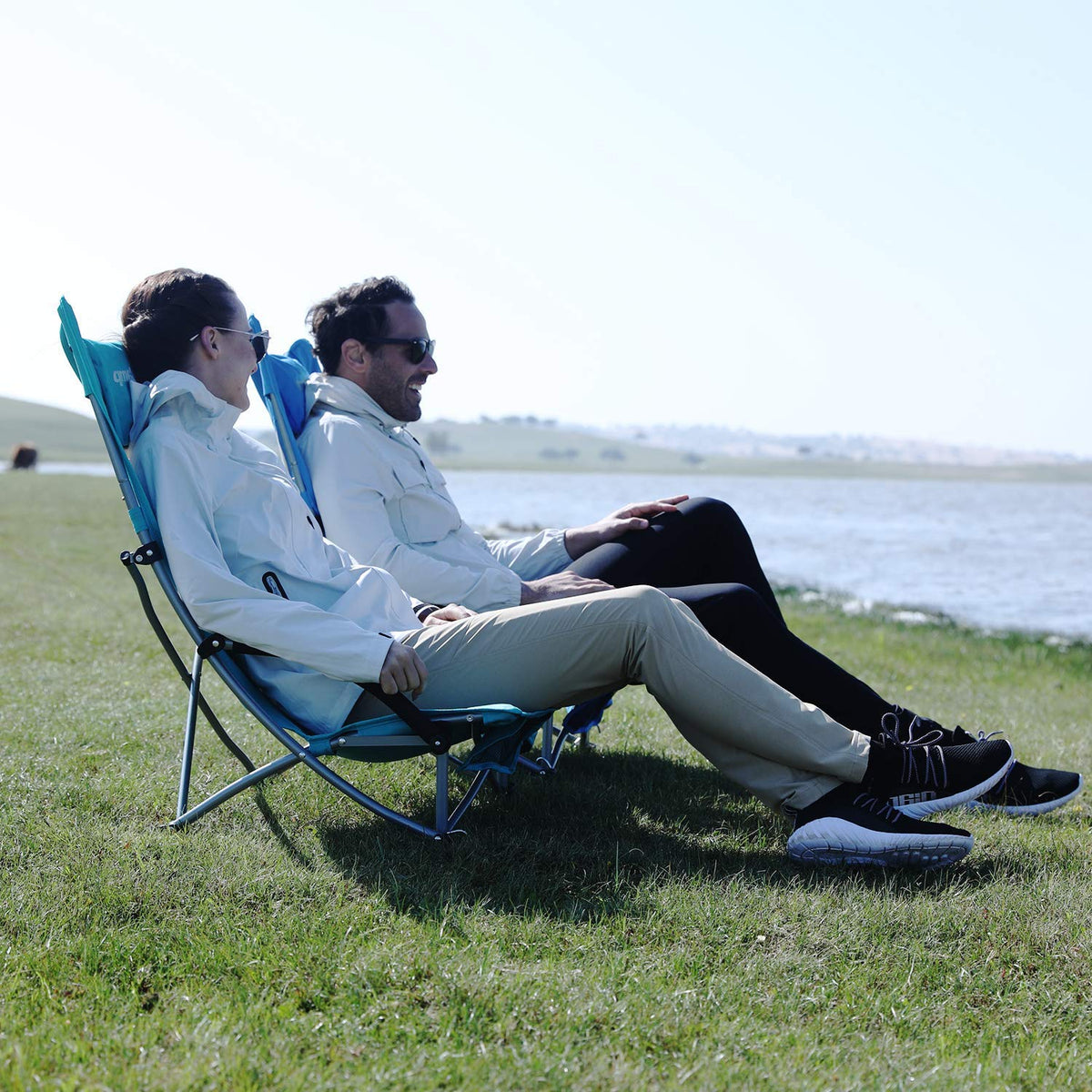 High Back Folding Beach Chair 2 Packs M712589