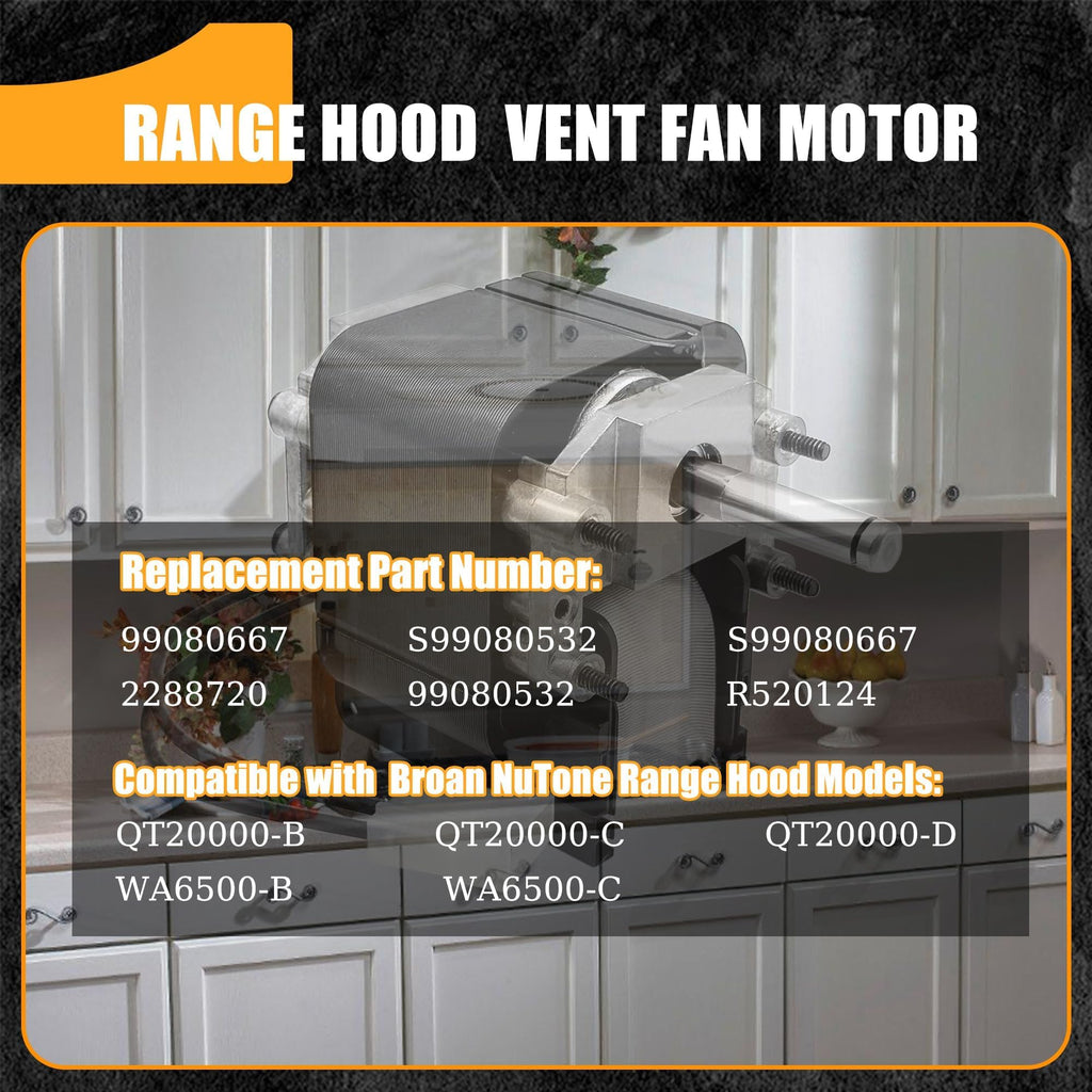 Vent Fan Motor 1.5A 120V 3000rpm P190775