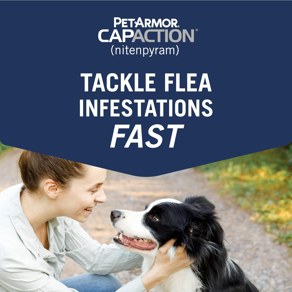 Oral Flea Tablets Dogs 2-25 lbs, Nitenpyram, 6-Dose P989