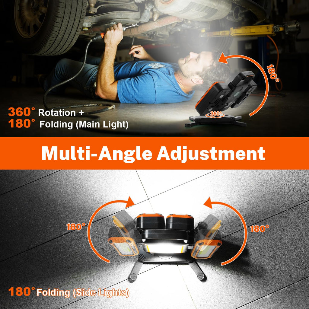 5000LM Rechargeable Magnetic Work Light D995