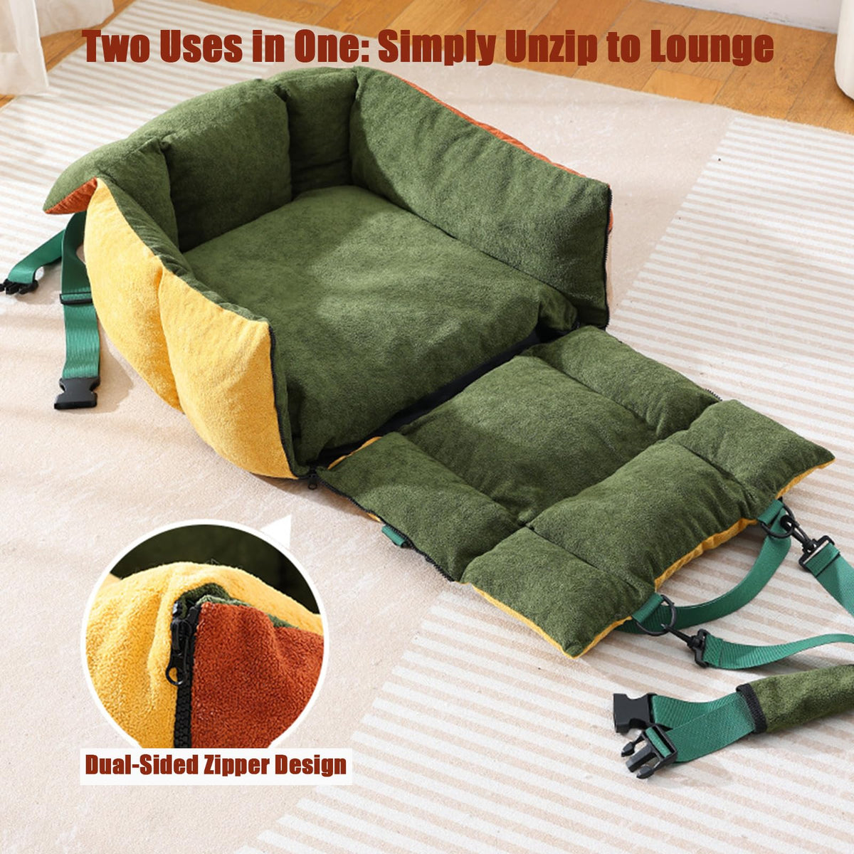 2-in-1 Dog Car Seat K7101