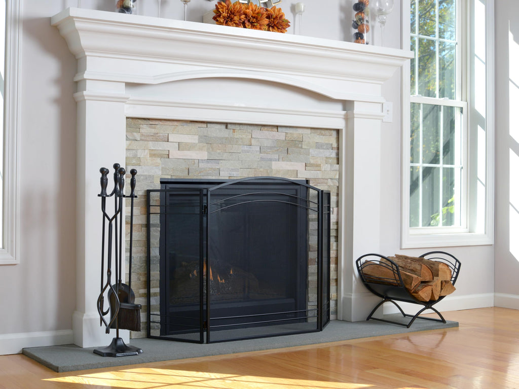 Black Fireplace Screen W897920