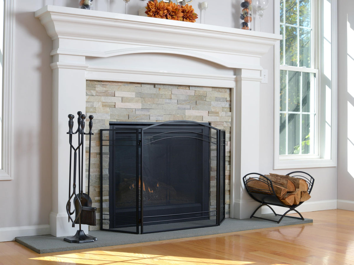 Black Fireplace Screen W897920