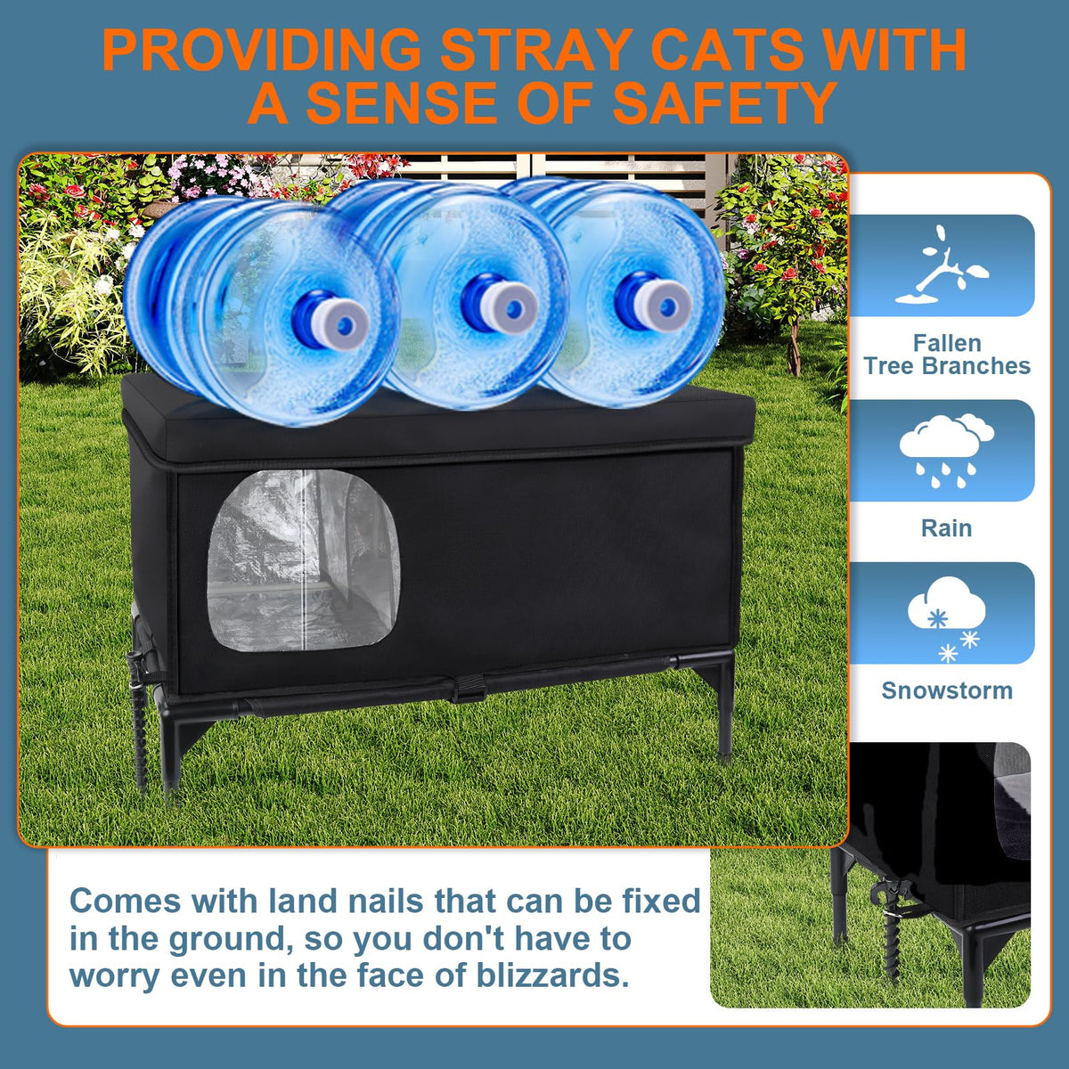 Outdoor Cat House Z370907
