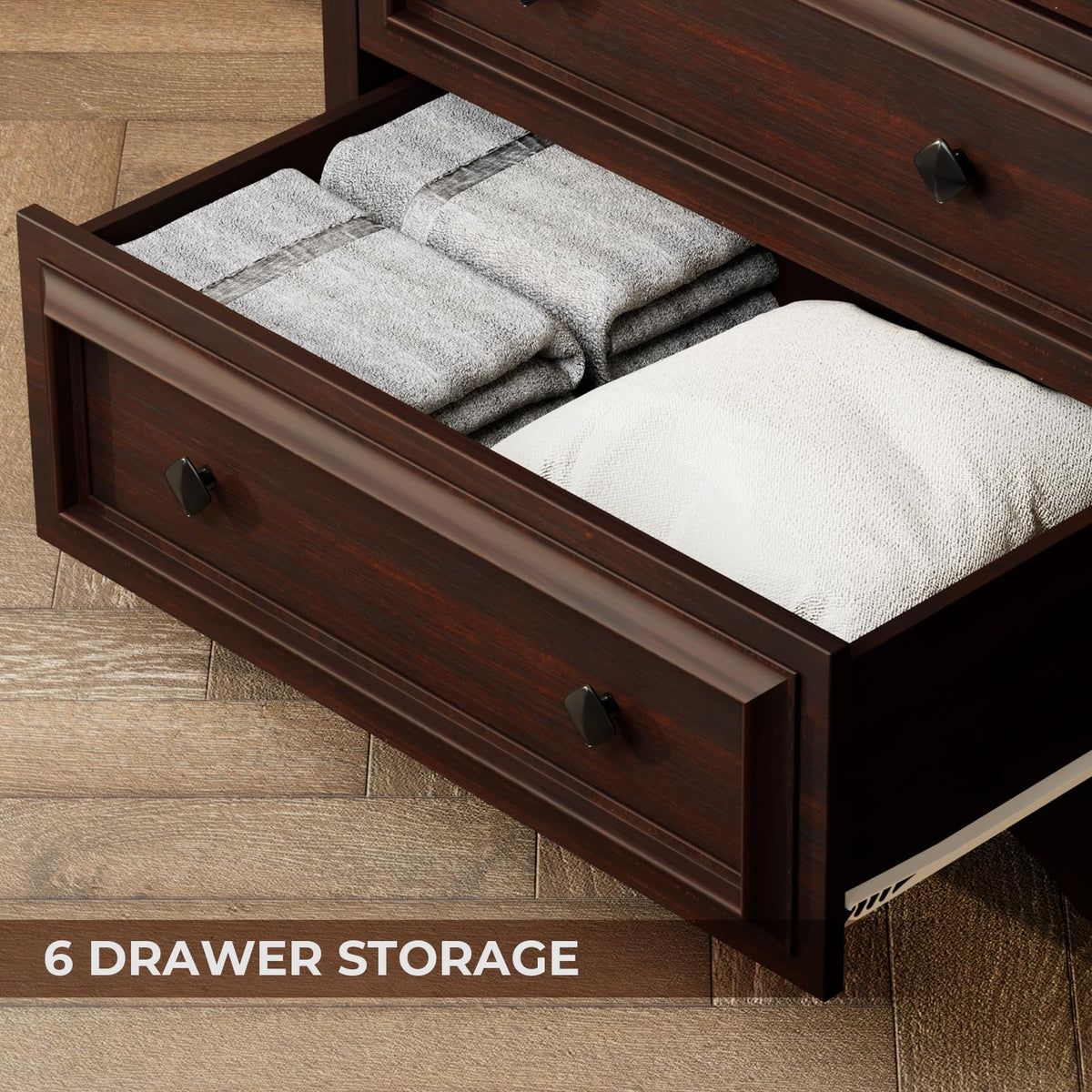 6 Drawer Cherry Dresser F950