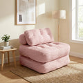 Pink Folding Sofa Bed O48991