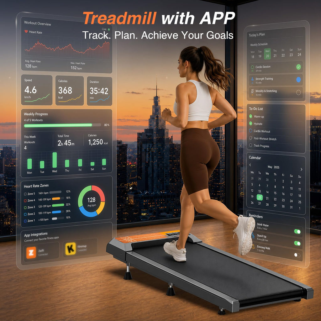 Walking Treadmill Pad with Adjustable 8% M480