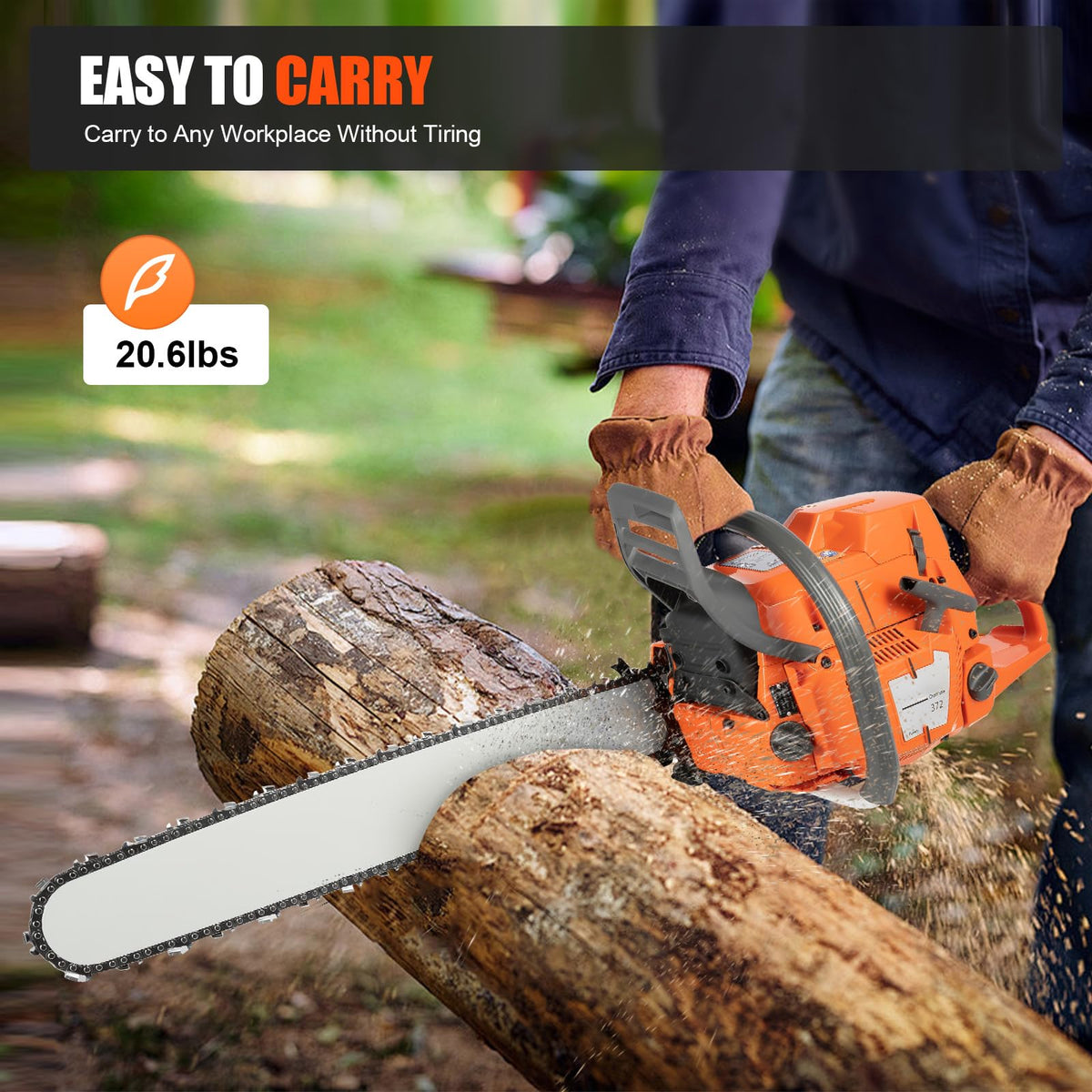 24 Inch 2-Stroke Gas Chainsaw H4664