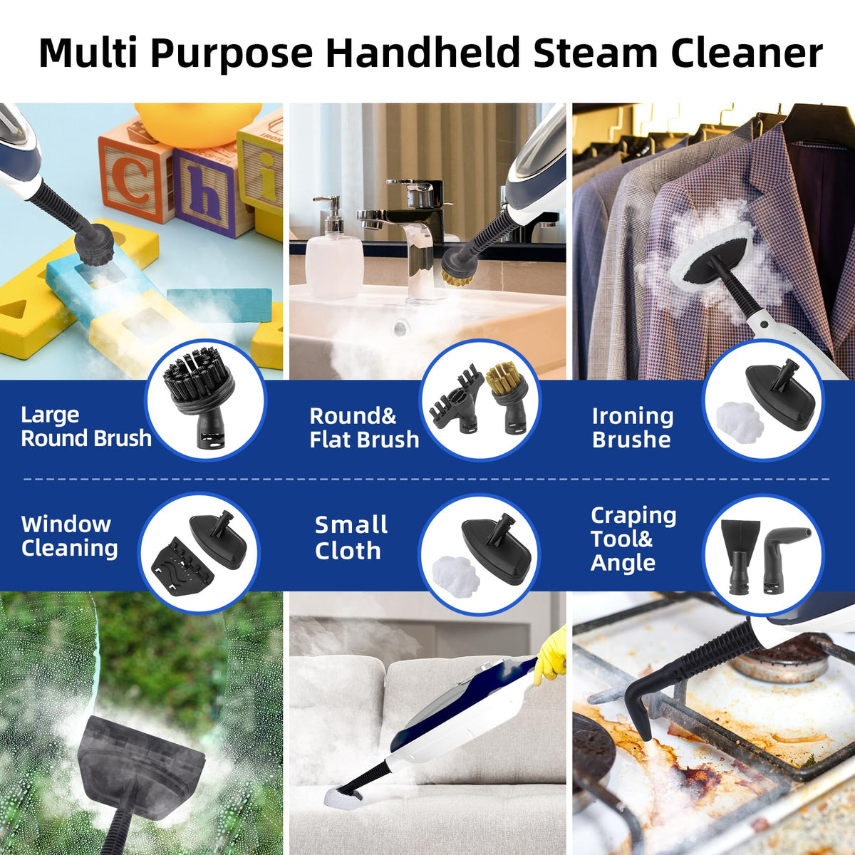 10-in-1 Steam Mop A8583