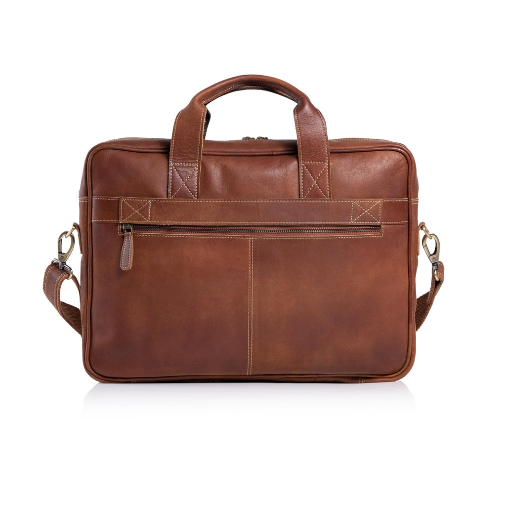 16 Inch Leather Laptop Messenger Bag E44833
