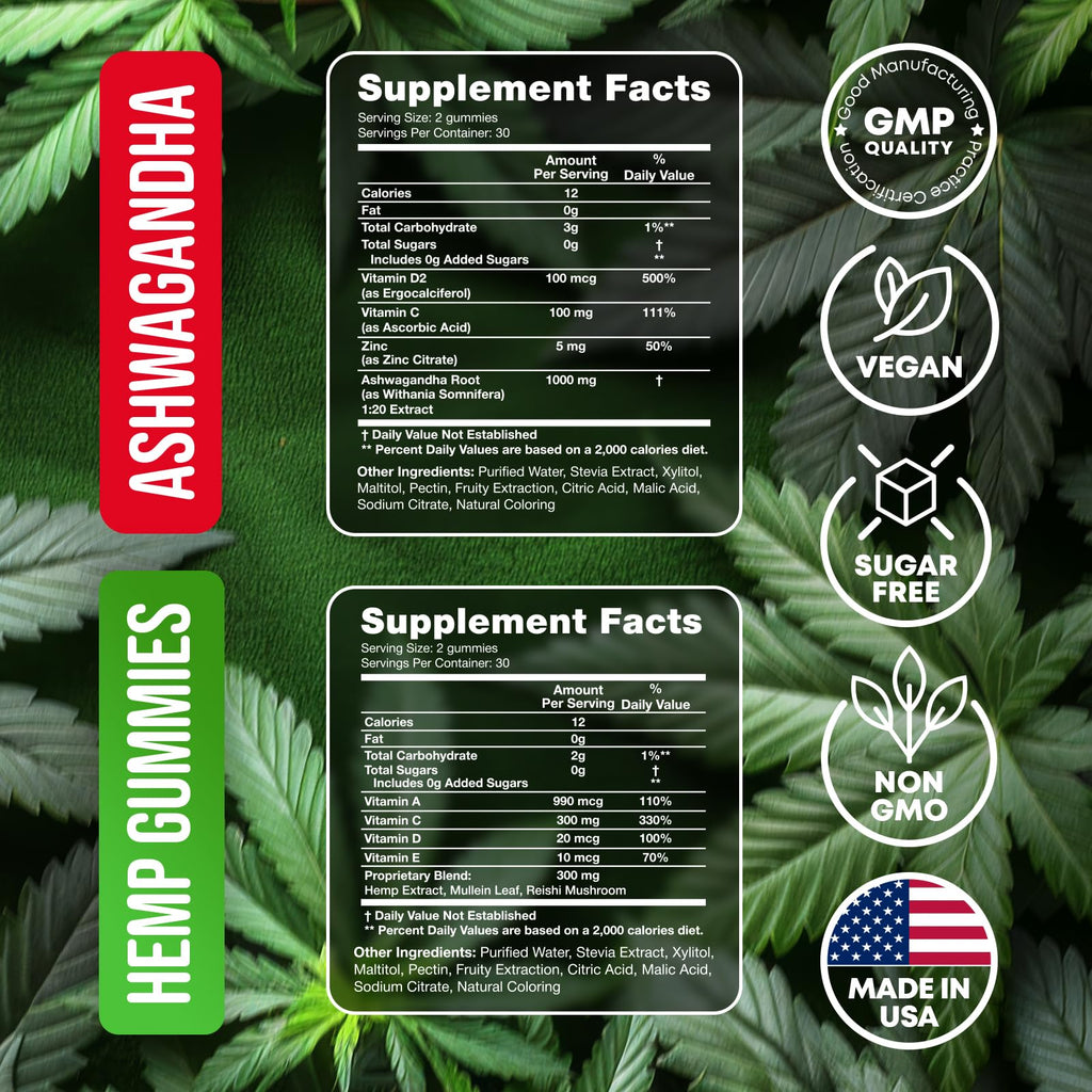 Hemp Gummies Lung Cleanse Supplement 60 Gummies D364876