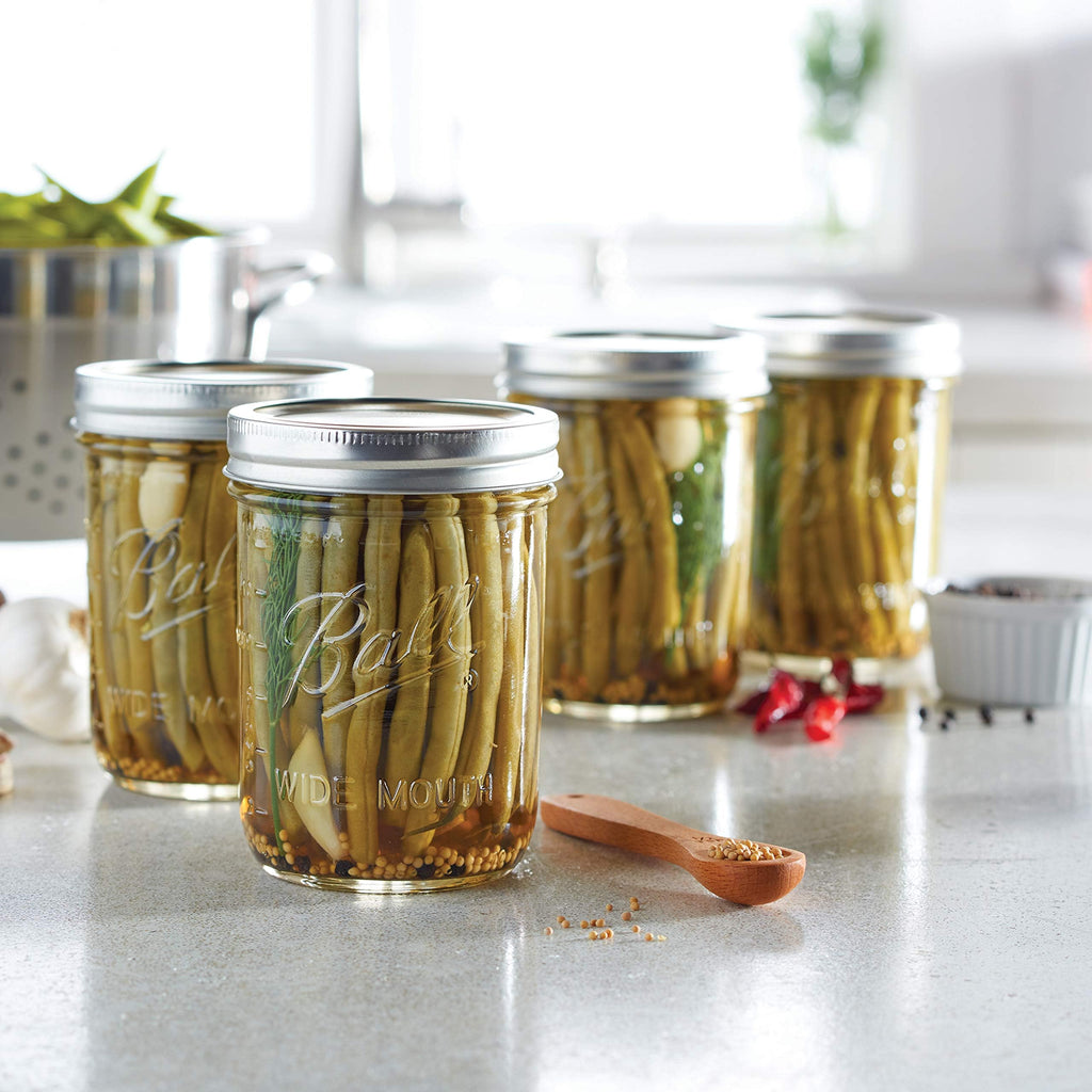 Wide Mouth Pint Mason Jars with Lids & Bands 16-oz 2-Pack R154370