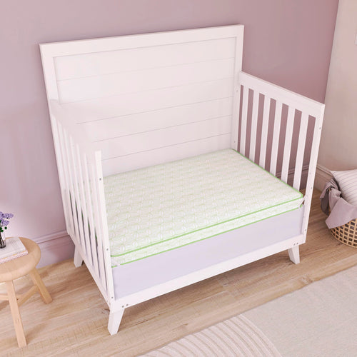 2-in-1 Mini Crib Mattress, Dual-Sided Waterproof J985