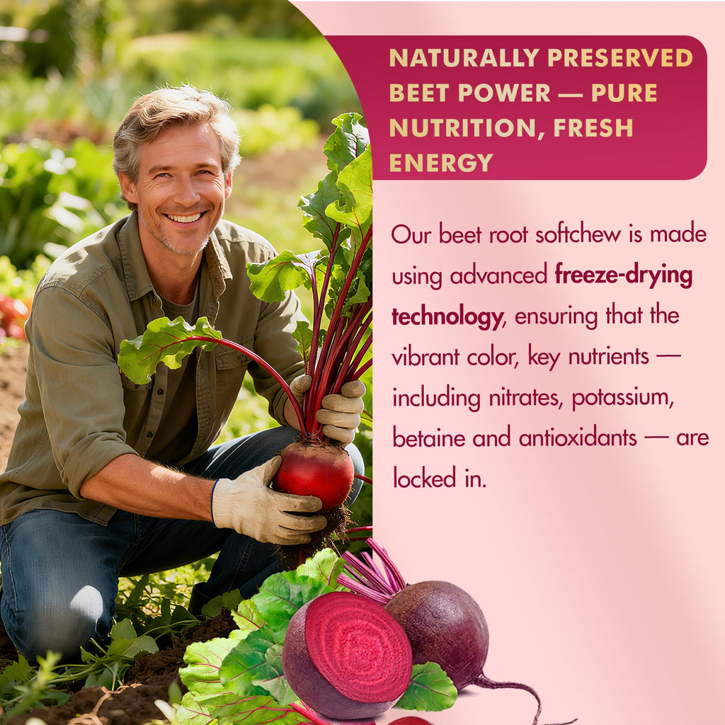 Beet Root Nitric Oxide Supplement 1500mg 60 Cts B301