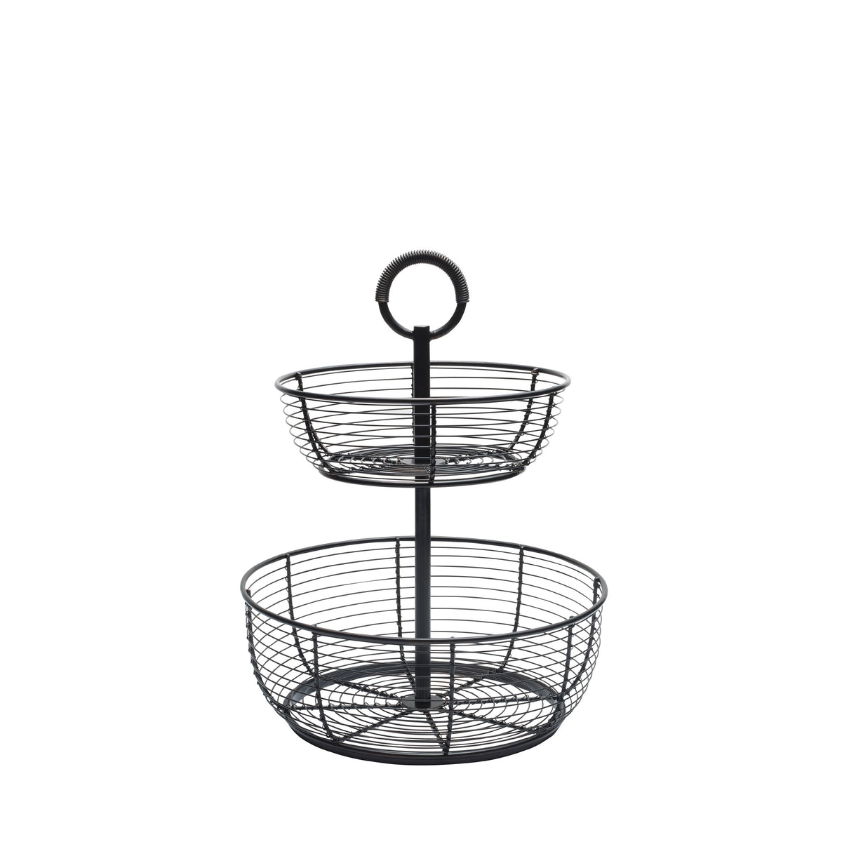 3-Tier Metal Floor Standing Fruit Storage Basket O2080