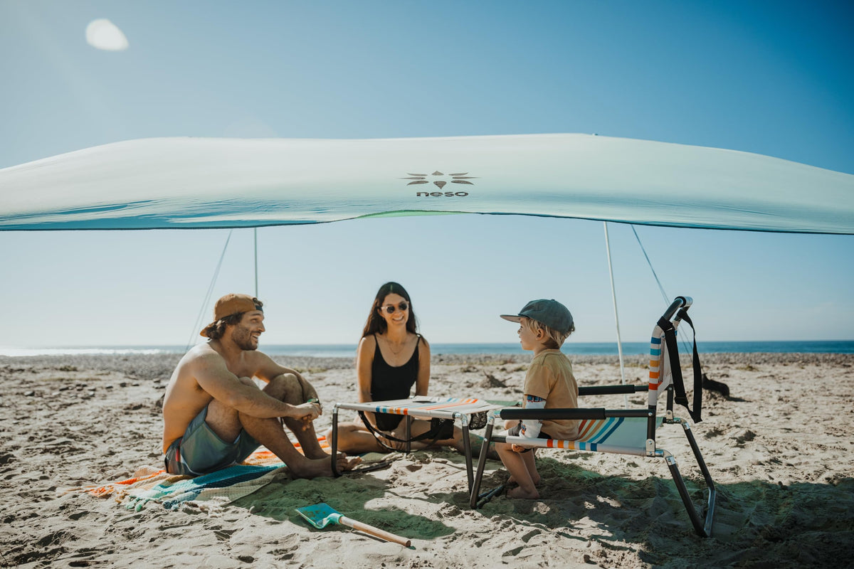 Lightweight Portable Foldable Beach Table with Cup Holder P182