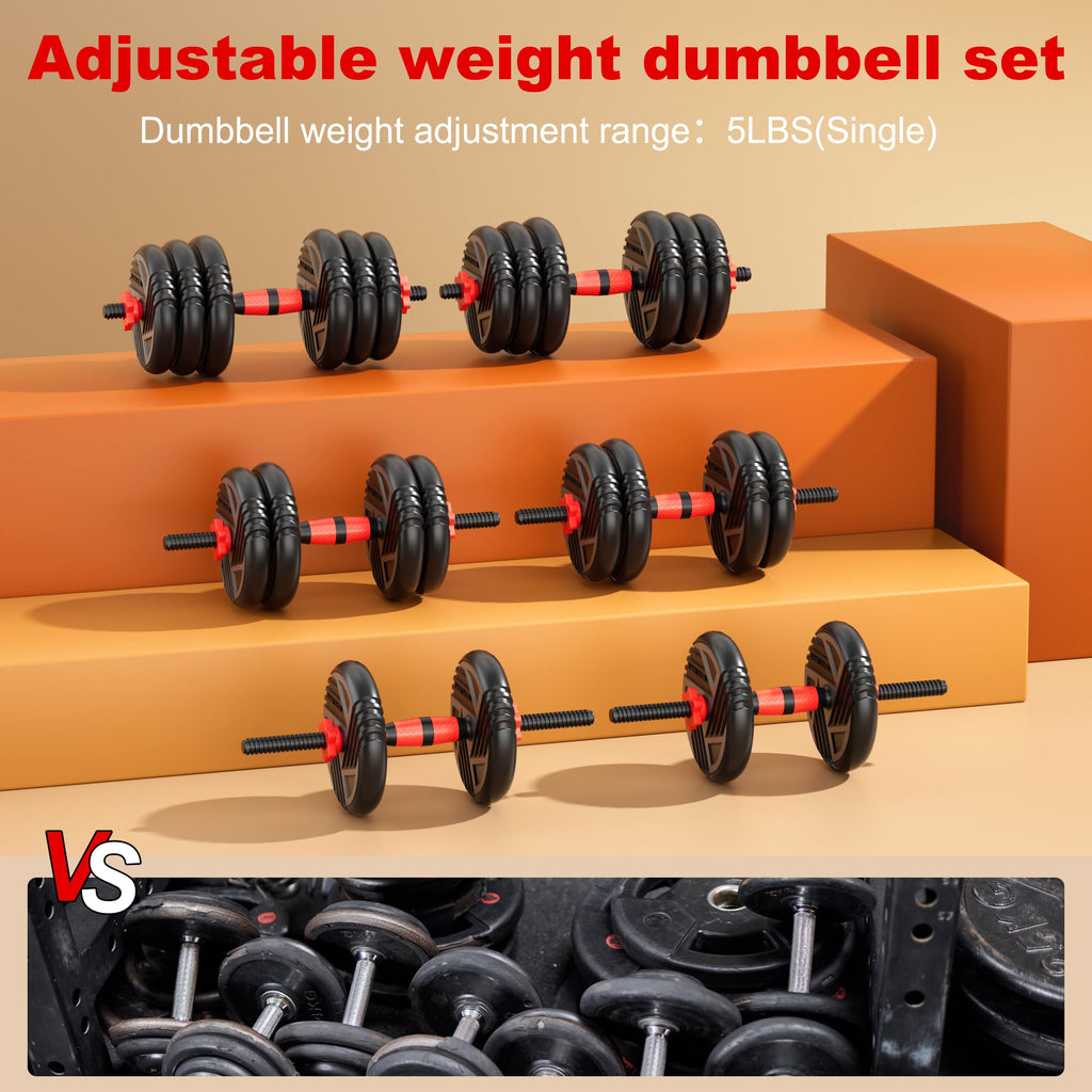 Adjustable Dumbbell Set 5 in 1 T1416