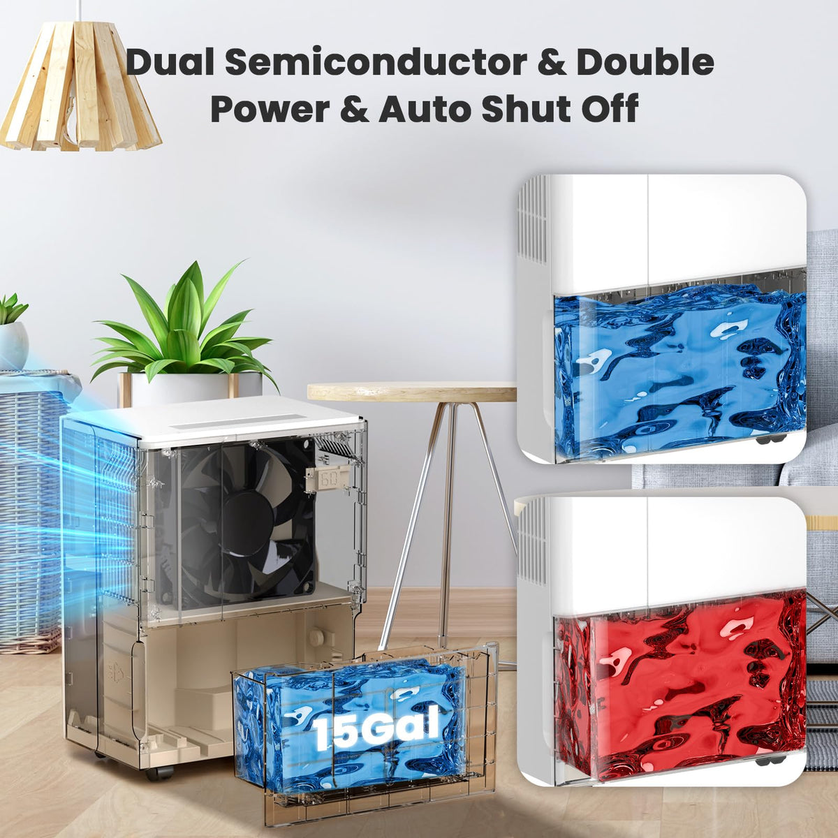 50 Pint Dehumidifier with Auto Shut Off F544