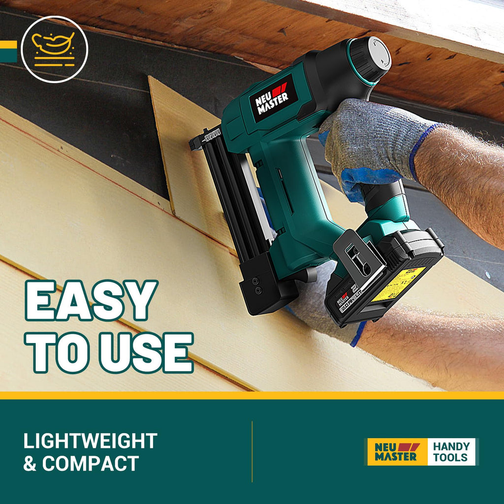 Cordless 18 Gauge 2 in 1 Brad Nailer/Staple Gun with Battery R7545
