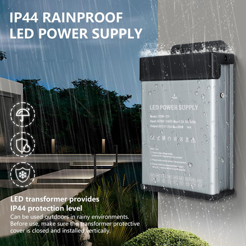 12V 200W Rainproof IP44 LED Power Supply U489324