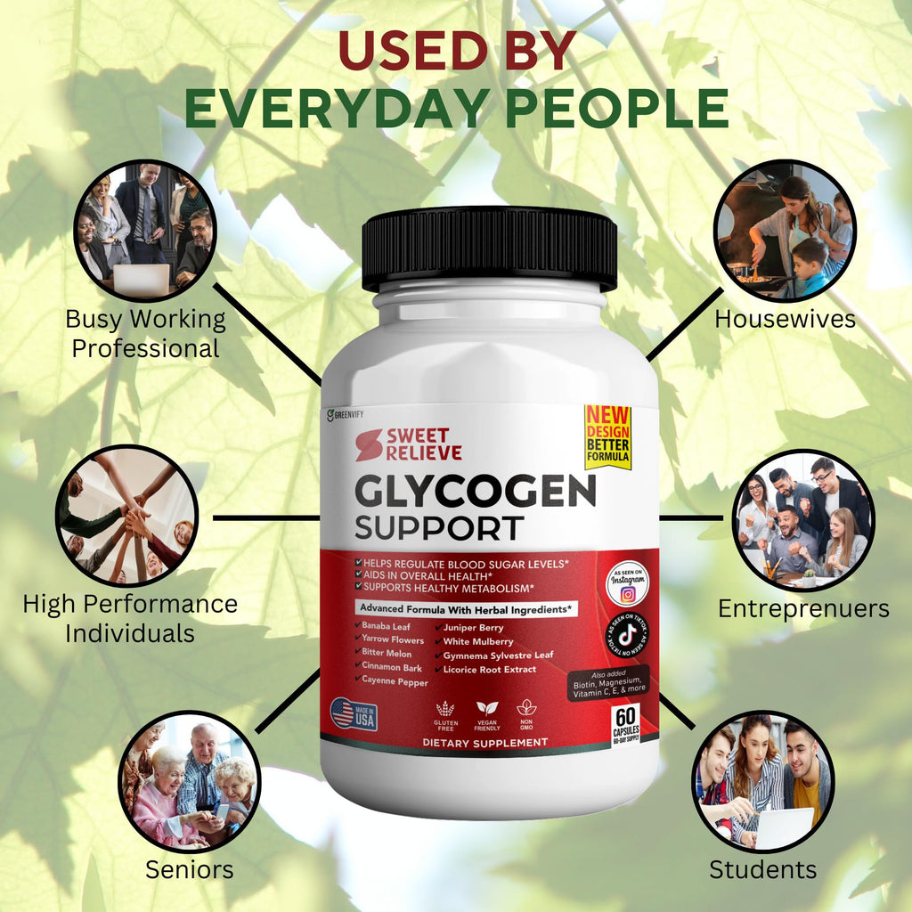 60 Capsules Glycogen Support F8333