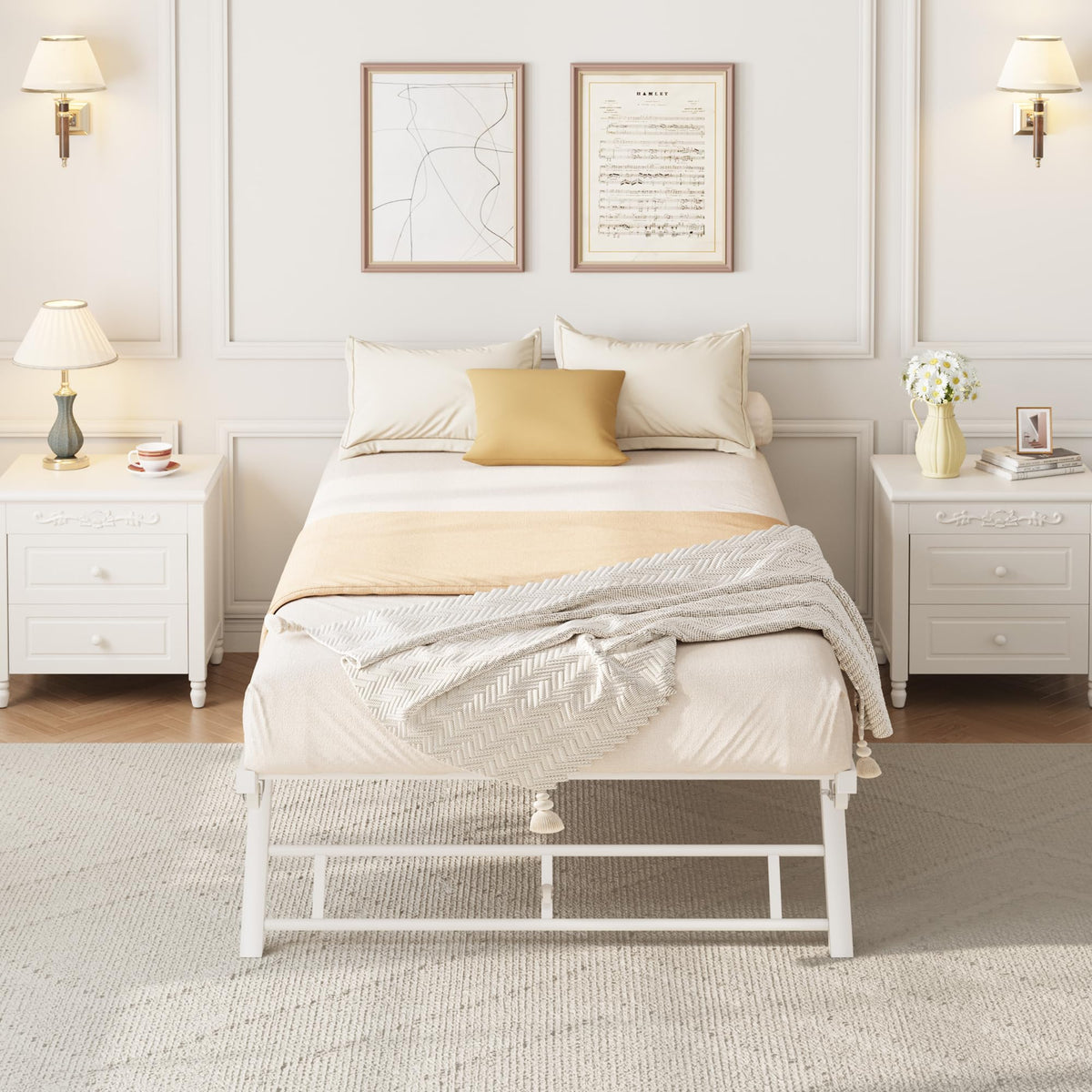 Twin Pop Up Trundle Bed J44706