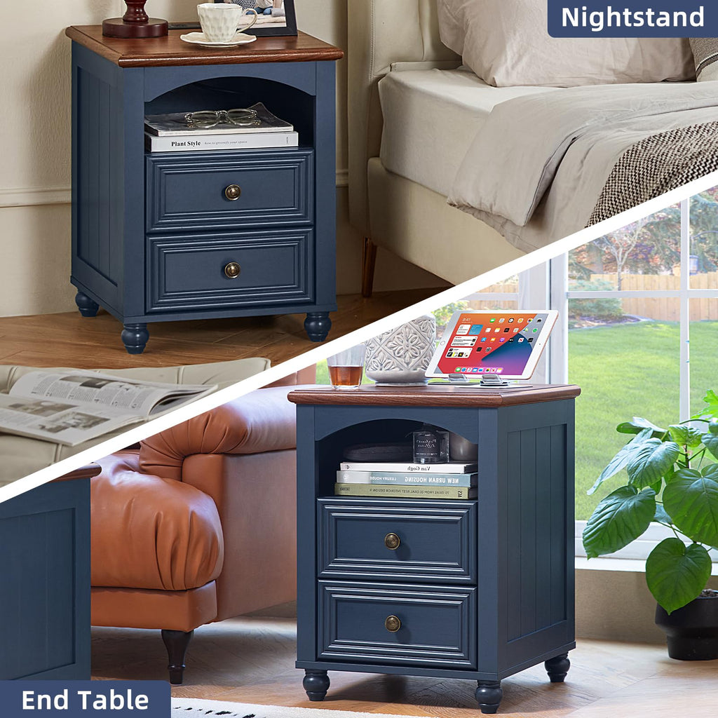 18" Nightstand with Charger Station S235