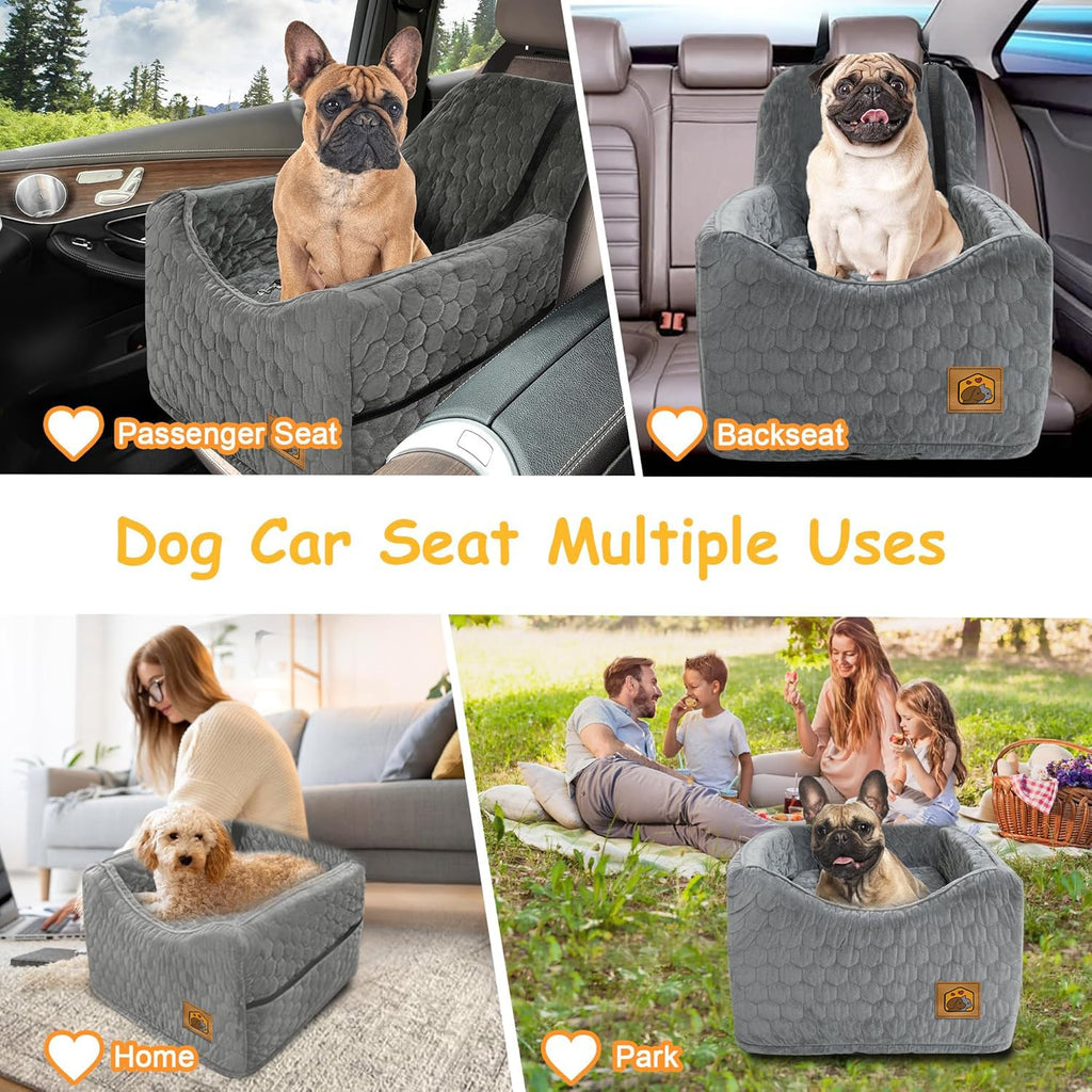 Memory Foam Dog Booster Seat with Washable Removable Cover T466
