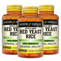 Red Yeast Rice Herbal Supplement 60 Capsules Pack of 3 Q85312