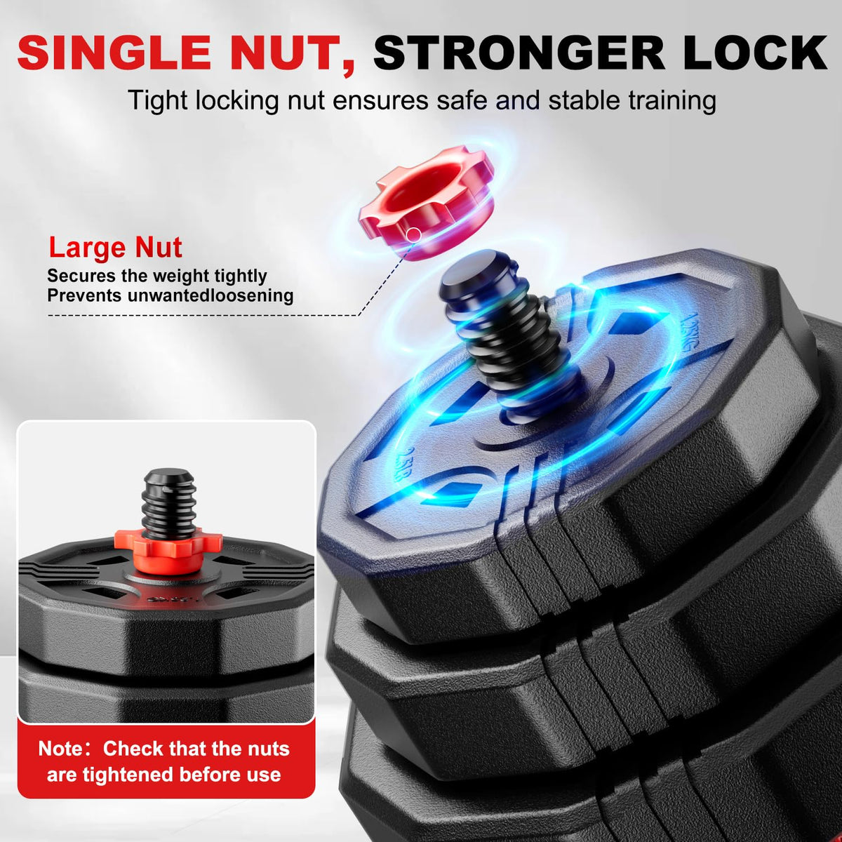 Adjustable Dumbbell Set 5in1 L615