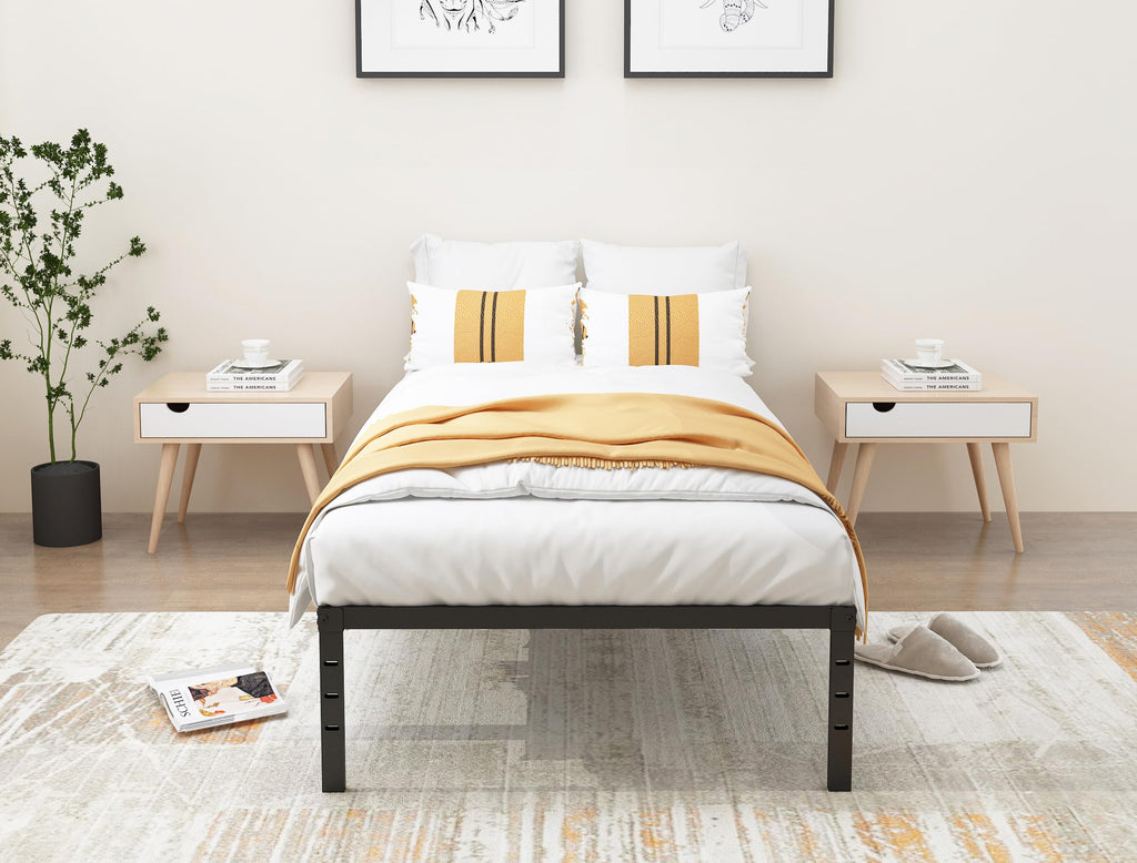 Twin XL 18 Inch Metal Platform Bed Frame M341