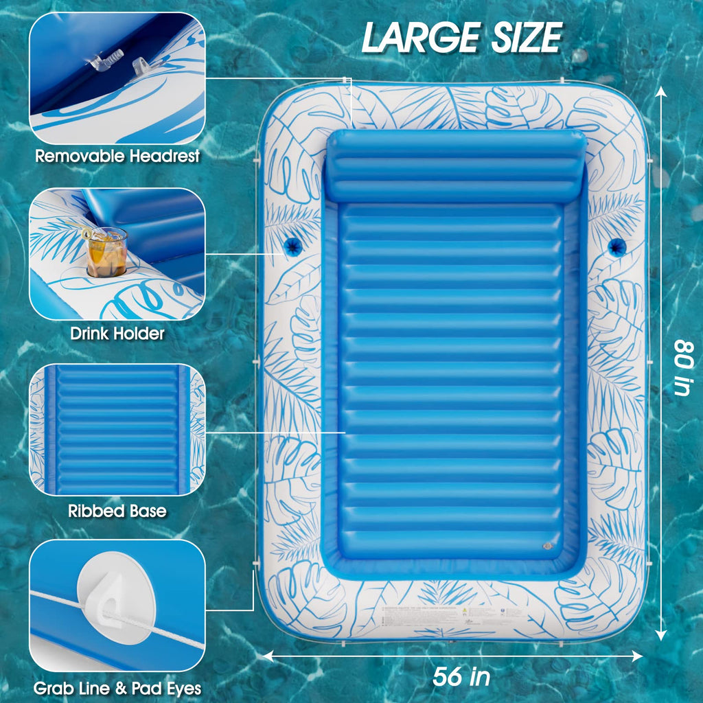 Inflatable Tanning Pool Lounger Float N1771